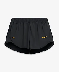 Nike Women's Lsu Tigers Tempo Mid-Rise Shorts, 3.1" Inseam Shorts