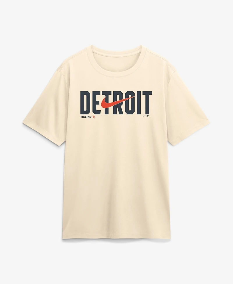 Nike Men's Cream Detroit Tigers Swoosh Legend Dri-fit T-Shirt