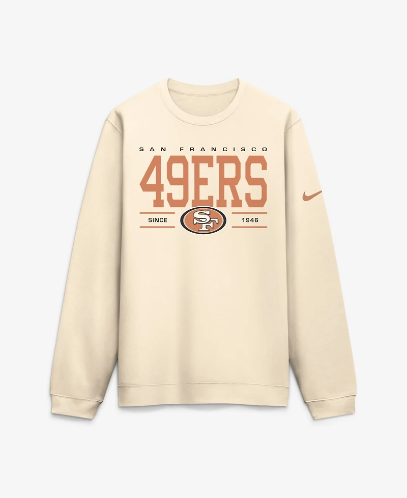 Nike Men's Natural San Francisco 49ers Always Reppin' Club Sweatshirt