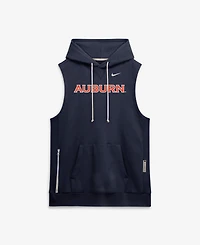Nike Men's Navy Auburn Tigers 2026 Sideline Sleeveless Dri-fit Hoodie