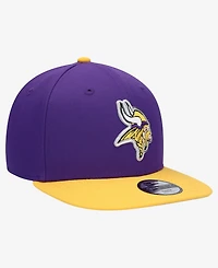 New Era Big Boys and Girls Purple/Gold Minnesota Vikings 2026 Nfl Draft Pre-Curved 9FIFTY Snapback Hat