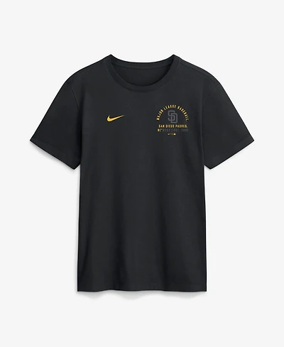 Nike Men's Black San Diego Padres Split Logo T-Shirt