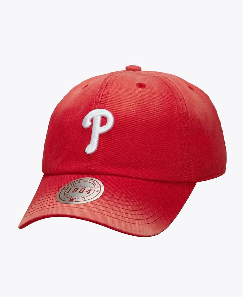 Mitchell & Ness Men's and Women's Red Philadelphia Phillies 1904 Soft Wash Adjustable Hat