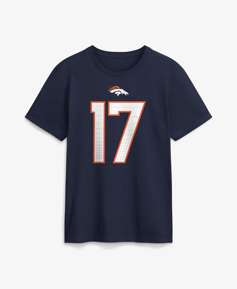 Nike Men's Jaylen Waddle Navy Denver Broncos Name & Number T-Shirt