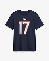 Nike Men's Jaylen Waddle Navy Denver Broncos Name & Number T-Shirt