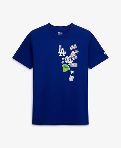New Era Men's Royal Los Angeles Dodgers City Patch T-Shirt