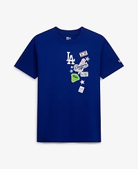 New Era Men's Royal Los Angeles Dodgers City Patch T-Shirt