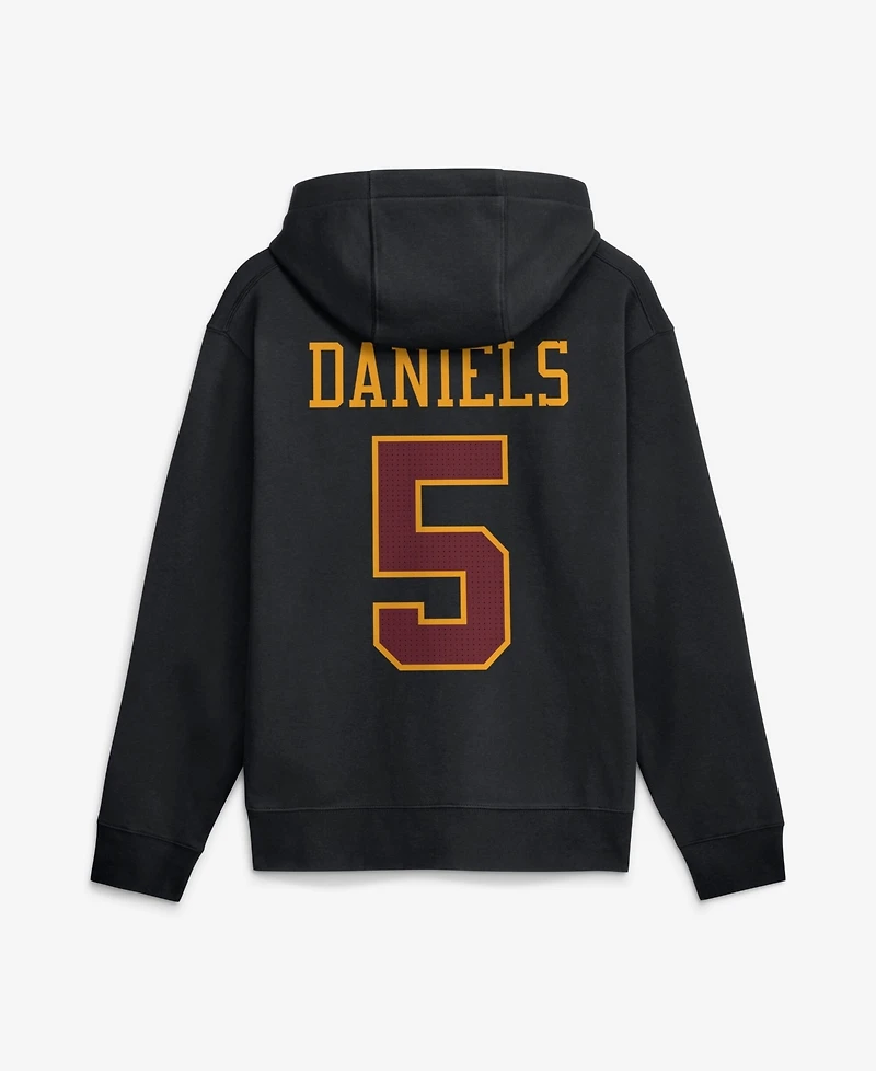 Nike Men's Jayden Daniels Black Washington Commanders Name & Number Hoodie