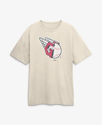Fanatics Men's Cream Cleveland Guardians Stadium Slub T-Shirt