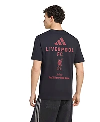 Adidas Men's Black Liverpool Graphic T-Shirt