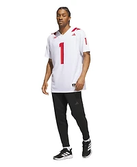 Adidas Men's #1 White Nebraska Huskers Away Premier Football Jersey