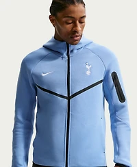 Nike Men's Blue Tottenham Hotspur Tech Fleece Windrunner Raglan Full-Zip Hoodie
