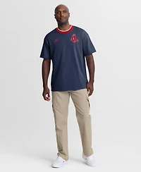 Nike Men's Navy Boston Red Sox Cooperstown Collection Ringer T-Shirt