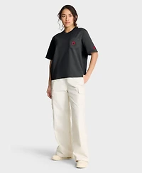Nike Women's Black Ohio State Buckeyes Legacy Pocket Boxy T-Shirt