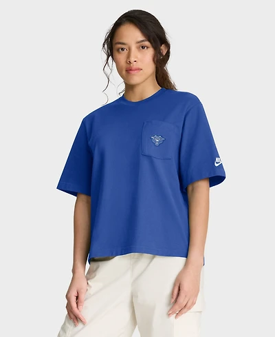 Nike Women's Royal Kentucky Wildcats Legacy Pocket Boxy T-Shirt