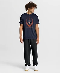 Nike Men's Navy Denver Broncos Big & Tall Legend Icon Dri-fit T-Shirt
