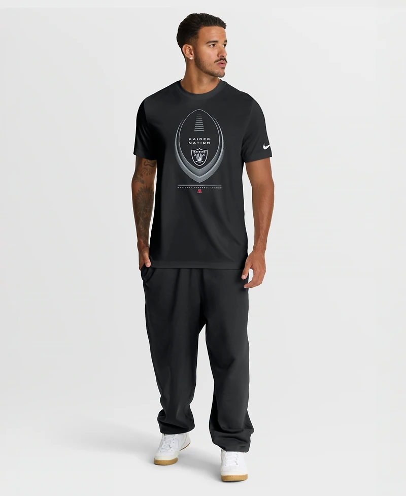 Nike Men's Black Las Vegas Raiders Legend Icon Dri-fit T-Shirt
