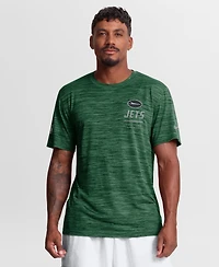 Nike Men's Green New York Jets Sideline Double Covered Dri-fit Velocity T-Shirt