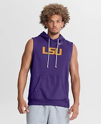 Nike Men's Purple Lsu Tigers 2026 Sideline Sleeveless Dri-fit Hoodie