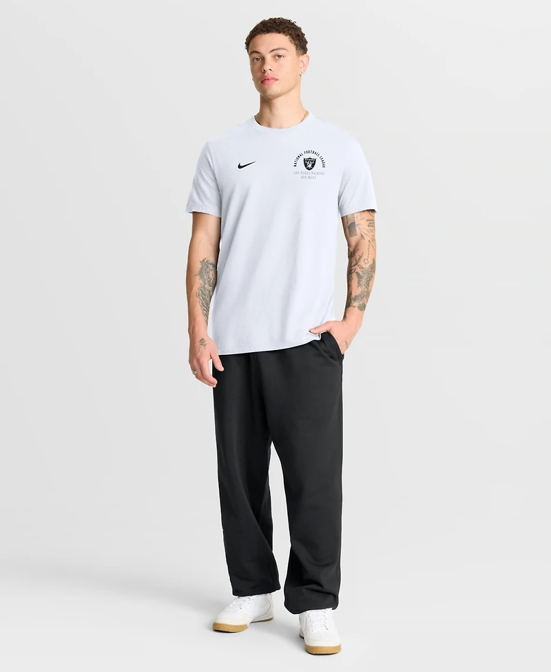 Nike Men's White Las Vegas Raiders Split Logo T-Shirt
