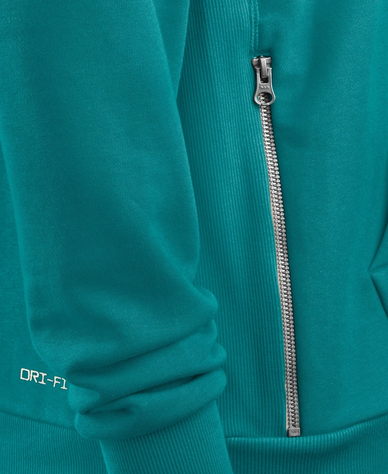 Nike Men's Aqua Miami Dolphins Standard Issue Replay Officials Alternate Dri-fit Hoodie