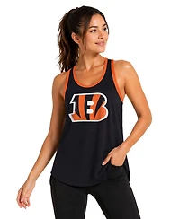 G-iii 4Her by Carl Banks Women's Black Cincinnati Bengals Tater Ii Racerback Tank Top
