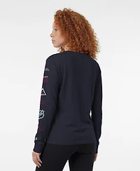 Champion Women's Navy Colorado Avalanche 2-Hit Long Sleeve T-Shirt