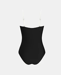 Cupshe Women's One-Shoulder Colorblock One-Piece Swimsuit