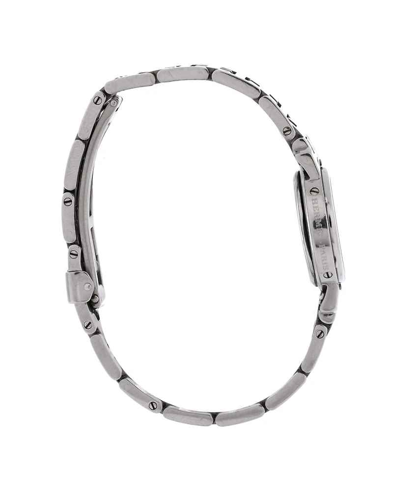 Pre-Owned Hermes Clipper Quartz Watch in Stainless Steel 24mm