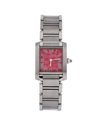 Pre-Owned Cartier Limited Edition Tank Francaise Quartz Watch in Stainless Steel 20mm