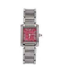 Pre-Owned Cartier Limited Edition Tank Francaise Quartz Watch in Stainless Steel 20mm
