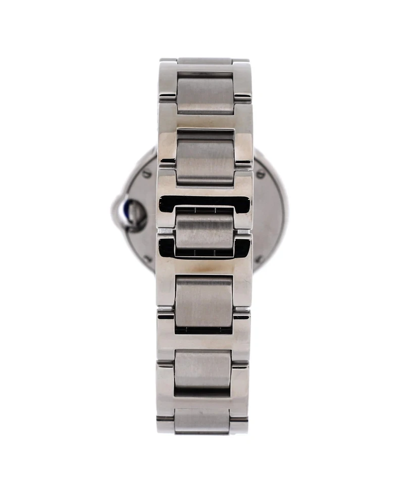 Pre-Owned Cartier Ballon Bleu de Cartier Quartz Watch in Stainless Steel with Diamond Markers 28mm