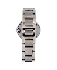 Pre-Owned Cartier Ballon Bleu de Cartier Quartz Watch in Stainless Steel with Diamond Markers 28mm