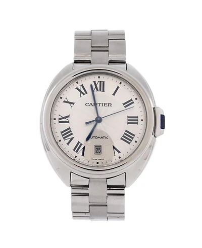 Pre-Owned Cartier Cle de Cartier Automatic Watch in Stainless Steel 40mm