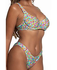 Bright Swimwear Women's Capri Wildflower Bottom