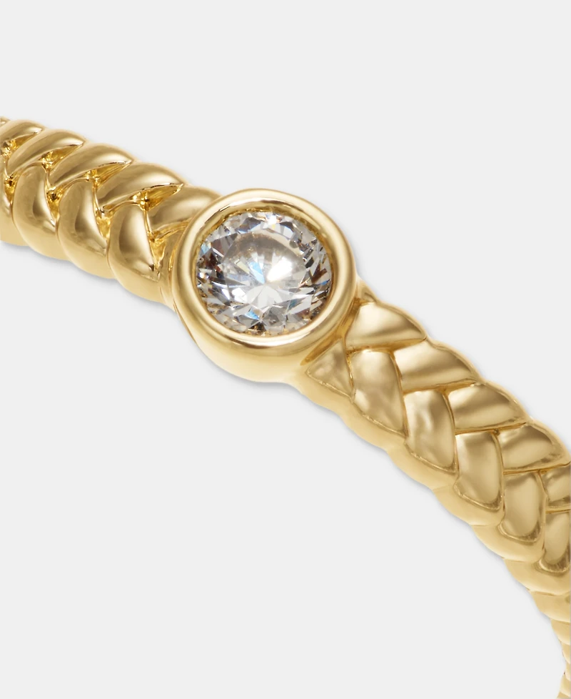 Lauren Ralph Lauren Cubic Zirconia Herringbone Ring