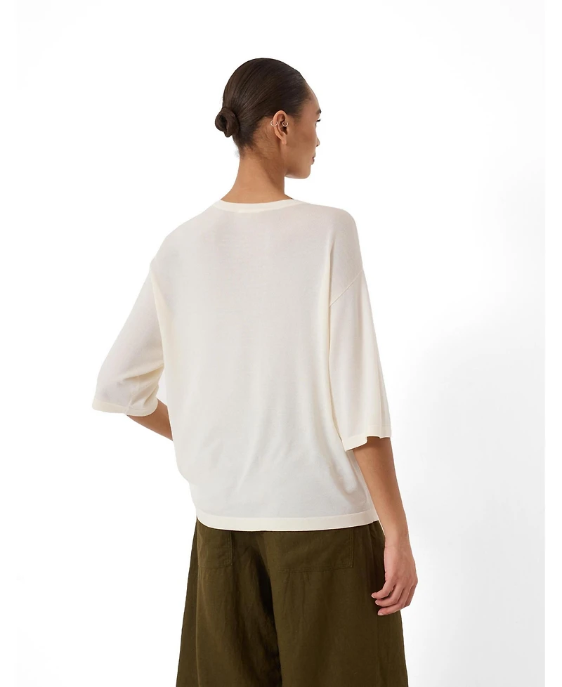 Hush Women's Relaxed Knitted T-shirt