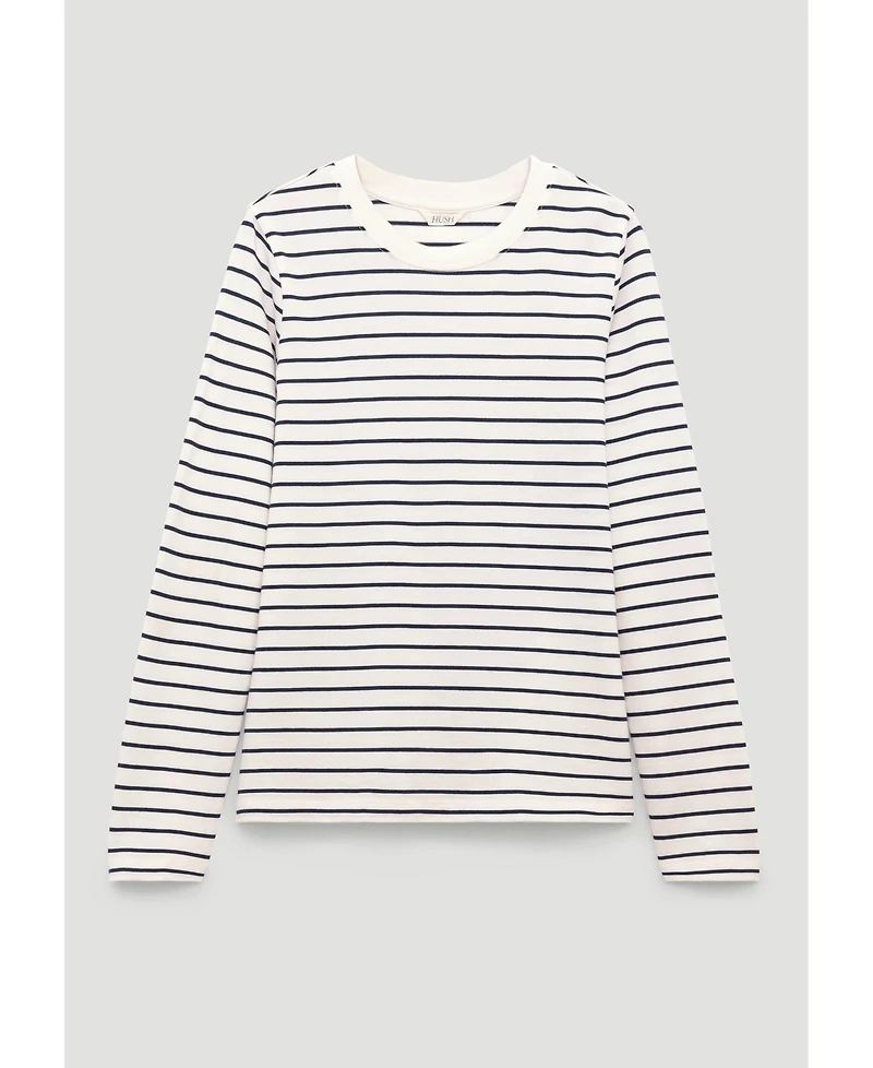 Hush Women's Mia Stripe Slim Long Sleeve Top