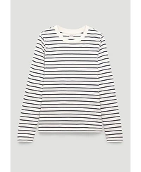 Hush Women's Mia Stripe Slim Long Sleeve Top