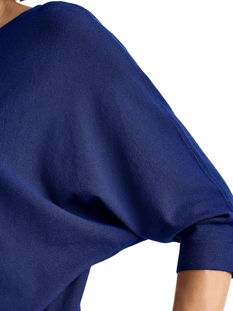 Phase Eight Women's Cristine 3/4-Sleeve Viscose-Blend Boat Neck Pullover Sweater