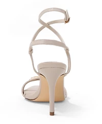 Berness Women's Hermione Ankle Strap Stiletto Heeled Sandals