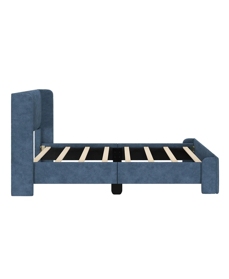 Plank+Beam Modern Upholstered Bed - Twin