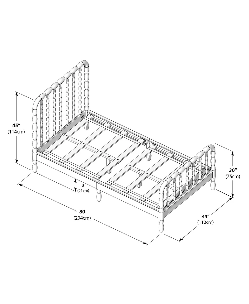 Plank+Beam Jenny Lind Twin Bed