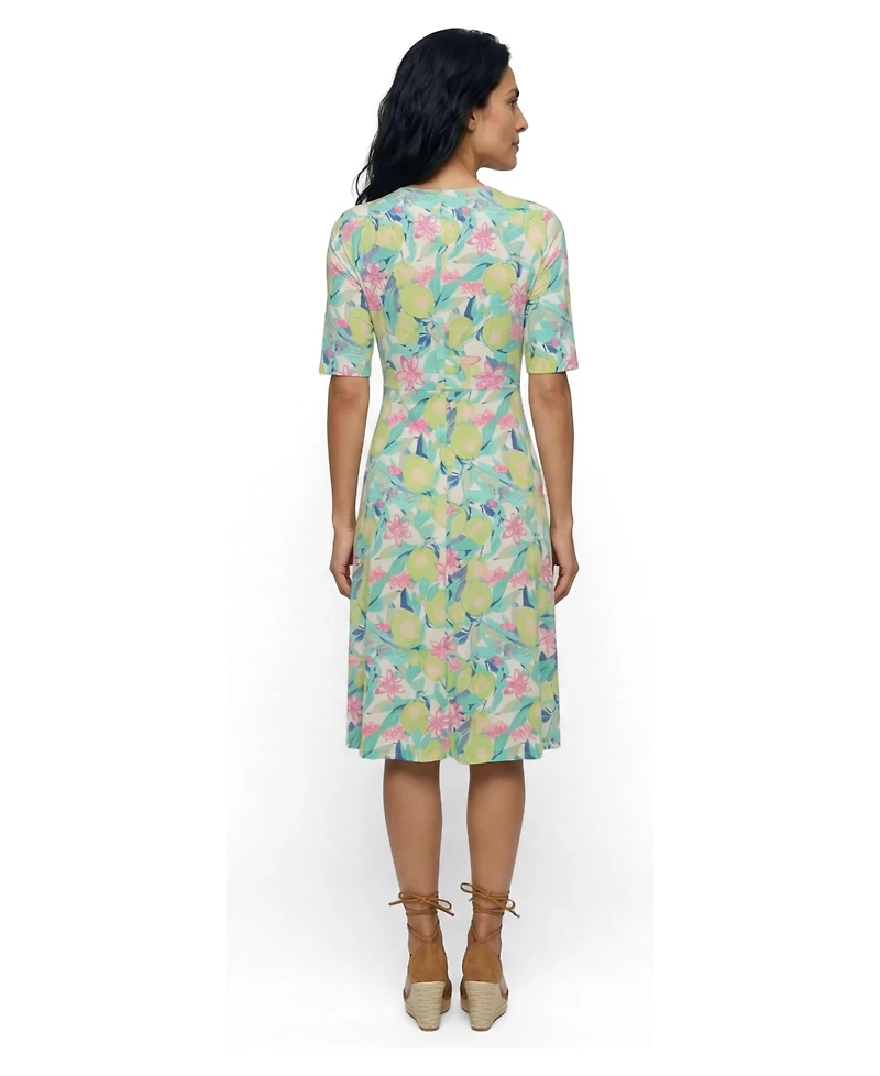 Olsen Women's Lush Lemon A-Line Dress