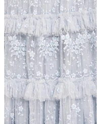 Needle & Thread Women's Blossom Long Sleeve Lace Ankle Gown