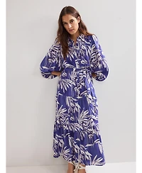 Phase Eight Women's Coralie Print Shirt Midaxi Dress