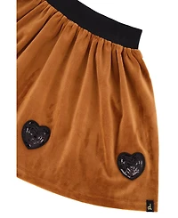 Deux par Little and Big Girl ( 6 to 12 ) Velvet Skirt