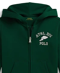 Polo Ralph Lauren Boys' 2T-7 Logo Double-Knit Full-Zip Hoodie