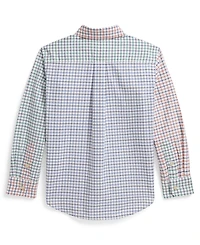 Polo Ralph Lauren Boys' 2T-7 Tattersall Cotton Oxford Shirt