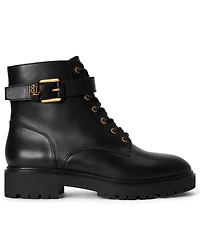 Lauren Ralph Women's Allyson Logo Lace-Up Booties